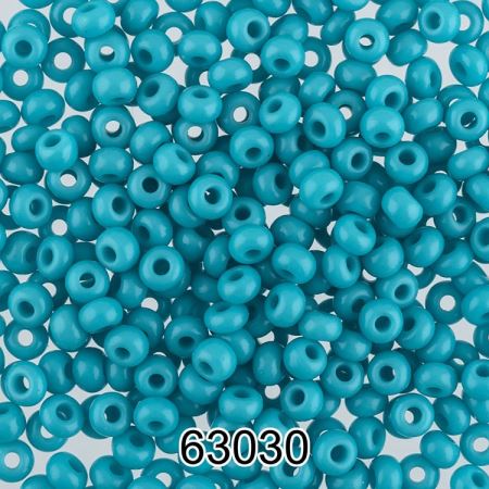 Бисер Чехия круглый 311-19001 2,3 мм 10/0, 50 г, цвет: 63030 бирюзовый, 311-19001_63030-10  (Цены)