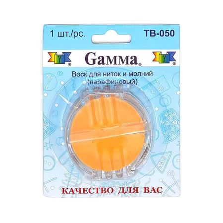 Воск для ниток, 5х5 см, Gamma, TB-050  (Цены)