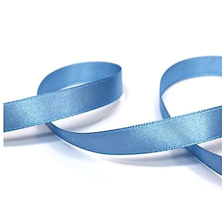 Лента атласная 6 мм, 27 м, цвет: голубой, L-06-163  (Цены)