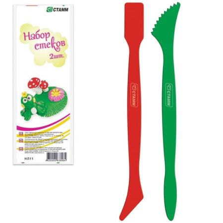 Стеки для лепки СТАММ, набор 2 шт., НЛ11  (Цены)