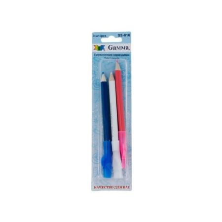 Карандаши для кройки, 3 шт., Gamma, SS-016  (Цены)