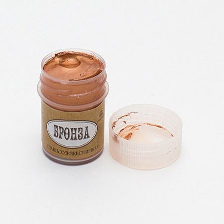 Краска гуашь Аква-колор Металлик (Бронза), 20 мл, К2115  (Цены)