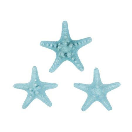 Набор декоративных морских звезд 3 шт.,синие, Blumentag, MZF-001-3-04  (Цены)