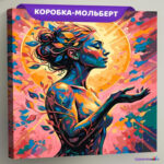 Картина по номерам Женская энергия арт, EVEE-art-1057  (Цены)