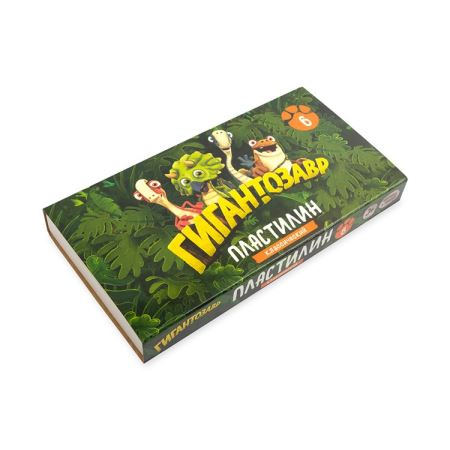 Пластилин классический Гигантозавр, 120 г, 6 цв., GGZ-LMC0106-01  (Цены)