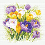 Алмазная вышивка «Крокусы», АМ0060  (Цены)